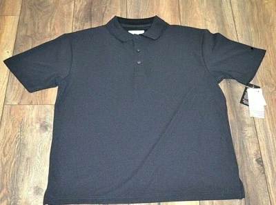 GRAND SLAM Performance Golf Shirt SUN PROTECTION UPF 50 Wicking Caviar - Image 1 of 2