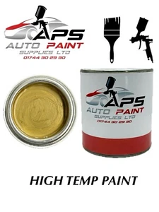 500ML GOLD METALLIC Gloss Heat Resistant Paint Caliper Brake Car bike High Temp - Picture 1 of 2