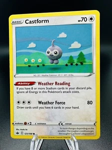 Pokemon TCG - Castform 121/198 - Chilling Reign 2021 - Picture 1 of 2