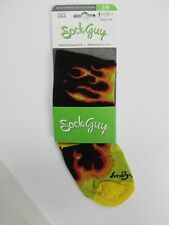 NEW SockGuy Cycling Socks "Fireball" Size S/M 3" cuff Men's 5-9 /Women's 6-10