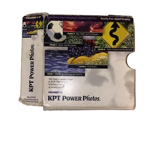 Kai's KPT Power Photos 3 Mac/Windows Software 8 CD Incompleted Missing one - Picture 1 of 8