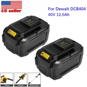 1/2Pack For DEWALT 40V MAX XR 12Ah Battery Replacement DCB407 DCB404 Tools - Picture 1 of 26