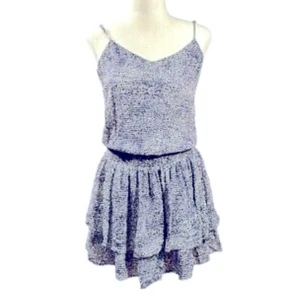 Derek Lam 10 Crosby mini dress white and blue dots - Picture 1 of 9