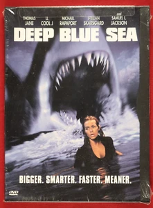 Deep Blue Sea (DVD, 1999) - MOSTLY SEALED - LIKE NEW - Picture 1 of 4