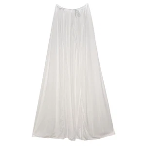 48" Adult White Cape ~ HALLOWEEN SUPERHERO, MAGICIAN, PRINCESS, MEDIEVAL COSTUME - Picture 1 of 2