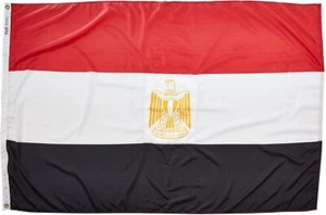 Ägypten ägyptische Flagge 12""x18"" Annin 1052744 NYL-GLO Qualität hergestellt in den USA kostenlose Priorität - Bild 1 von 2