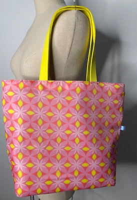 Marca Clinique - Bolso de Mano Reversible - Azul, Amarillo, Rosa - Nuevo sin Etiquetas Foto 1 de 2