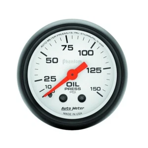 AutoMeter pour manomètre de pression d'huile mécanique 5723 Phantom 52mm 150 PSI - Photo 1/1