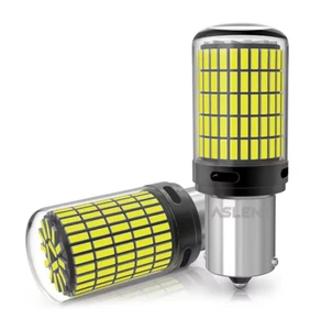 ASLENT 2X 3600LM 1156 P21W BA15S LED Bulbs 150SMD Turn Signal Light - Picture 1 of 7