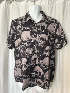 Shirt: aloha daddy hawaiian skull top new medium - Picture 1 of 6