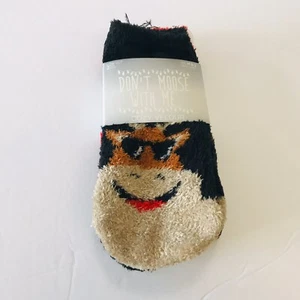 2 Pairs don’t moose with me Boys Cozy socks Size 7-8.5 - Picture 1 of 5