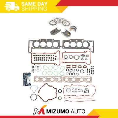 Juego completo de juntas rodamientos anillos aptos 06-11 Cadillac DTS Buick Lucerne 4,6 L DOHC Foto 1 de 4