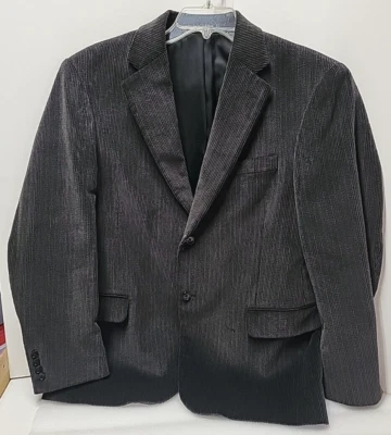 Dockers Мужская Sport пальто Blazer 2 кнопки 2 упаковки темно серый вельветовый хлопок 42S EUC - Изображение 1 из 4