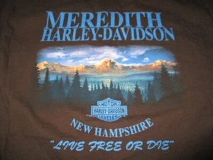 2000 HARLEY DAVIDSON MOTOR CYCLES Classics 1903 MEREDITH, NH (LG) T-Shirt - Picture 1 of 4