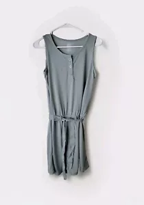 Wonder Nation Romper Girls 14 Sage Waist Tie Sleeveless Summer School - Picture 1 of 11