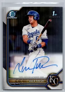 2022 Bowman - Chrome Prospect Autographs #CPA-LTS Luca Tresh (AU, RC) - Picture 1 of 2