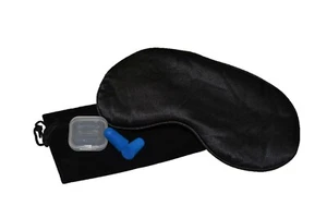 100% Pure Natural Silk Super Soft Sleep Mask, Adjustable Strap, - Picture 1 of 11