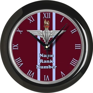 Parachute regiment, Para gift 10 inch wall clock, free 48hr tracked postage - Picture 1 of 4