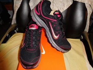 NEW OLD STOCK 9.5M NIKE AIR ALVORD 9 BLACK/PINK WOMENS TRAIL SHOE IN BOX MINT! - Picture 1 of 13