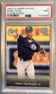 1995 U.D. Ligas Menores #1 Derek Jeter Stock Futuro PSA 9 Foto 1 de 2