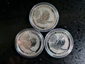 3x 1oz Silver Australian Kookaburra 2018 - Picture 1 of 2