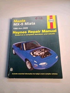Mazda MX-5 Miata 1990 - 2009,10,11,12,13 Haynes Repair Manual Book Auto -61016 - Picture 1 of 16