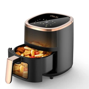 OYAJIA Heißluftfritteuse 8in1 Heissluft Friteuse Fritteuse 6L Mini Backofen XXL - Bild 1 von 25