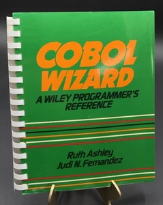COBOL Wizard Wiley Programmers Reference Computer Science Book Vintage 1987 RARE - Foto 1 di 7