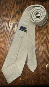 Vecchio Anseatico Unlined Raw Silk Tie Handmade In Italy - Picture 1 of 5
