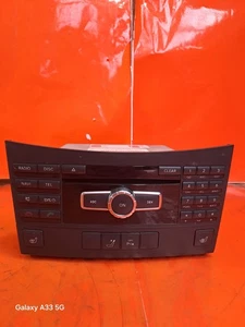 ✅2013 MERCEDES E CLASS W212 MULTIMEDIA RADIO PLAYER HEAD UNIT A2129006417 A271 - Picture 1 of 17