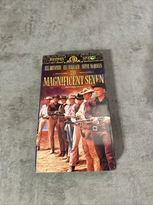 MAGNIFICENT SEVEN (vhs) *NEW* classic original, western remake of Seven Samurai - Image 1 of 4
