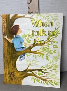 Vintage When I Talk to God Children’s Book 1967 Gibson - Picture 1 of 3