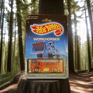 Hot Wheels 1986 Die Cast Workhorses Series 9640 Fire-Eater nuevo sellado - Imagen 1 de 3