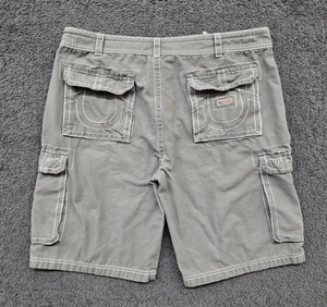 Pantalones Cortos True Religion Para Hombre 40 Verde Carga Puntada en Contraste Big T Issac Cordón - Imagen 1 de 19