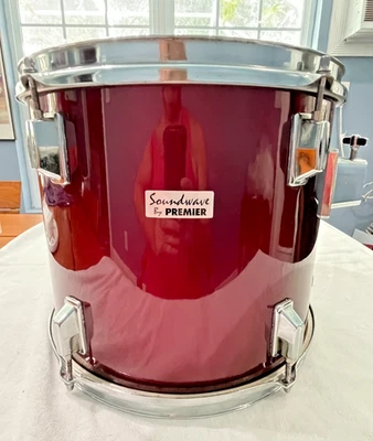 Soundwave by Premier 13" X 11" Rack Tom Wine Red Foto 1 de 4