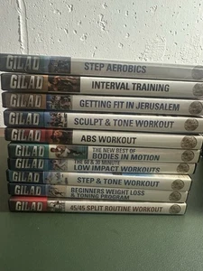 GILAD BODIES IN MOTION HAWAII 10 DVD Lot Fitness Workout - Picture 1 of 2