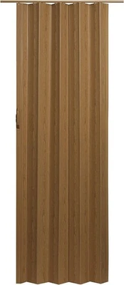 LTL Home Products VS4880K Via Accordion Folding Door 48 x 80 PVC Oak - Image 1 of 4