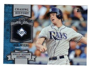 2013 Topps Update Chasing History Wil Myers Tampa Bay Rays # CH-140