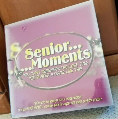 Senior Moments 游戏家庭派对礼品记忆 美国制造 原厂封装 全新 — 第 1/4 张图片
