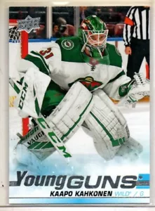 2019-20 Upper Deck Kaapo Kahkonen Young Guns Rookie - Picture 1 of 1
