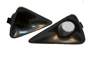 Cubierta de luz antiniebla delantera de fibra de carbono para Honda Civic FN FK FN2 TIPO R MK8 cucharas del Reino Unido - Imagen 1 de 6