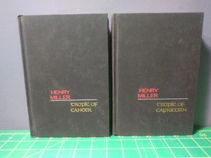 Tropic of Cancer & Tropic of Capricorn Miller 1961 Grove Press Book Club Ed VG+ - Picture 1 of 5