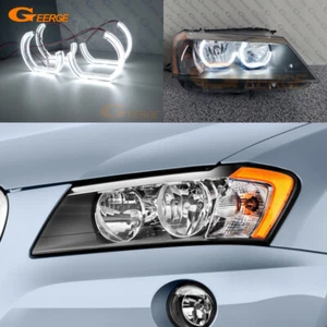 For BMW X3 F25 Pre Facelift Crystal DTM M4 Style Led Angel Eyes Kit Halo Rings - Picture 1 of 32
