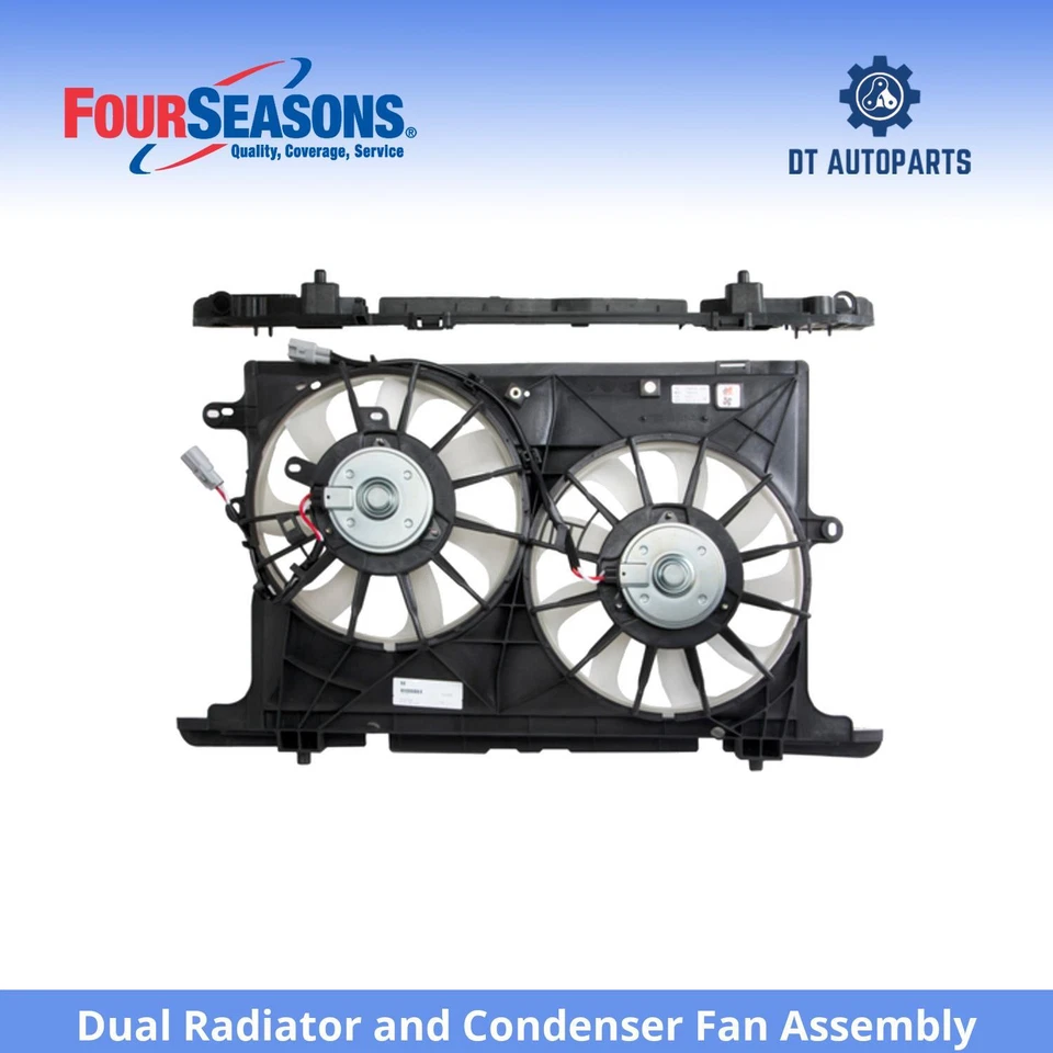 Conjunto de ventilador condensador y radiador doble Scion xB 2008-2014 4 estaciones 2009 Foto 1 de 4