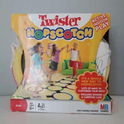 Hasbro Twister Hopscotch Indoor Outdoor Active Play Game w Case Ages 6+ - Image 1 of 4