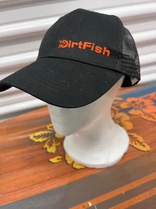 Dirtfish Rally School Hat Cap Black Adjustable Snapback Embroidery Trucker Mesh - Picture 1 of 9