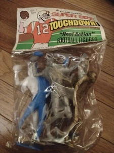Vintage Joy Toy Unbreakable Real Action Football Figures Unopened package - Picture 1 of 2