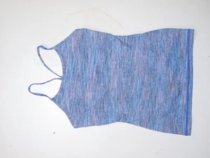 Girls Ivivva Tank Top Activewear Shelf Bra Blue Size 12 #17004163 - Picture 1 of 3