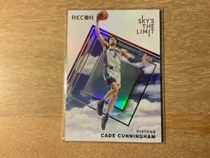2021-22 Panini Recon Basketball Cade Cunningham Sky's The Limit Rookie Card #8 - Picture 1 of 2