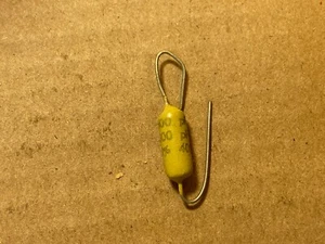 NOS Vintage Mullard .0015 uf 400v Mustard Capacitor Guaranteed 1500 pf (Qty Ava) - Picture 1 of 5
